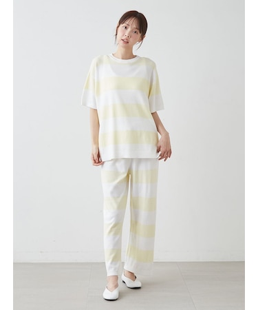 スムーズィーlite2ボーダーロングパンツ