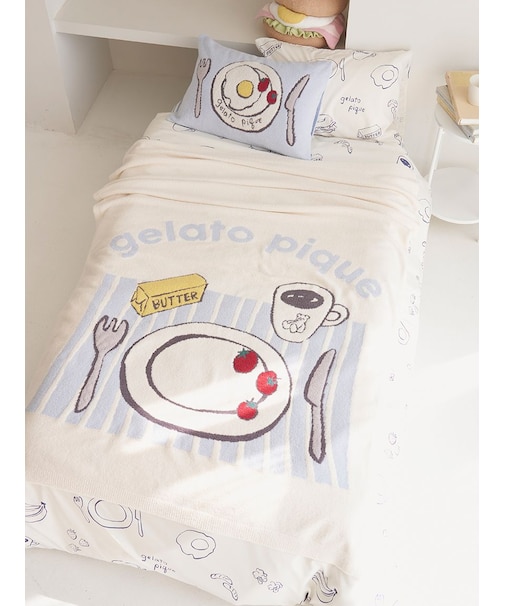 【Sleep】モーニングモチーフ ジャガードマルチカバー