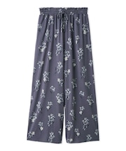 【母の日】フラワー柄ロングパンツ