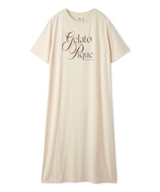 【母の日】【IFMC.】レーヨンロゴワンピース