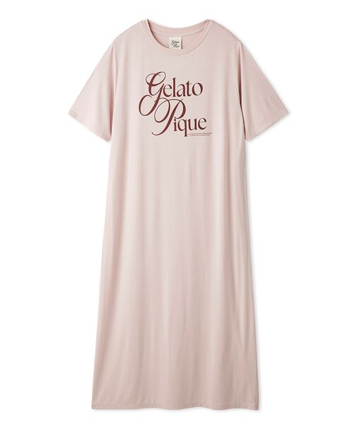 【母の日】【IFMC.】レーヨンロゴワンピース