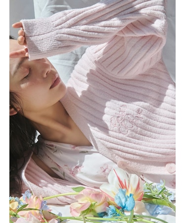 【母の日】リブカーディガン