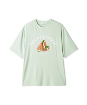 【HOMME】【接触冷感】レーヨンフルーツTシャツ