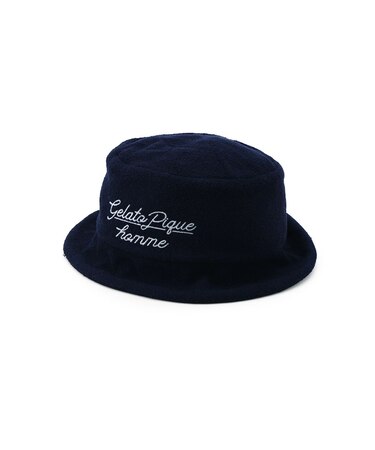 【HOMME】パイルワンポイントロゴ刺繍ハット