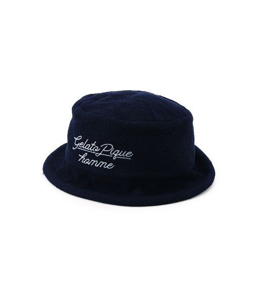 【HOMME】パイルワンポイントロゴ刺繍ハット