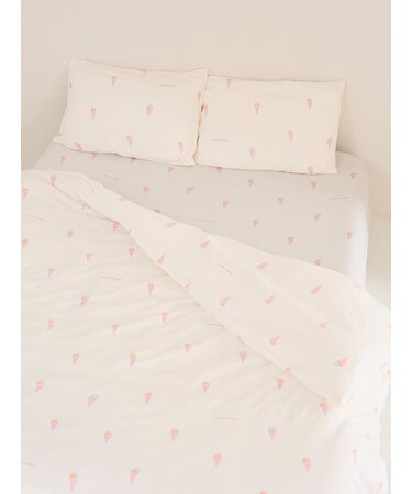 【IFMC.】【Sleep】総柄プリント寝具3点セット(ダブル)
