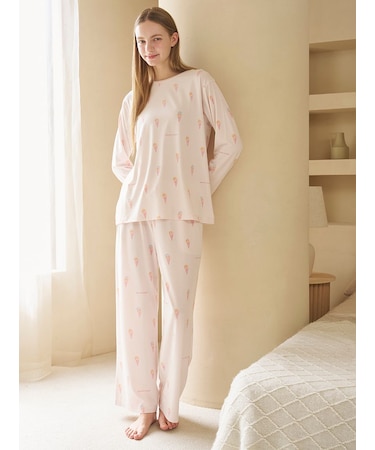 【IFMC.】総柄ロングパンツ