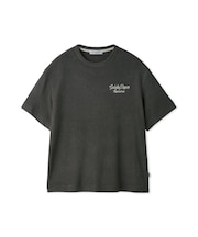 【HOMME】【接触冷感】パイルワンポイントロゴ刺繍プルオーバー