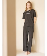 【JOEL ROBUCHON】【持続冷感】ワンポイントプリントロングパンツ