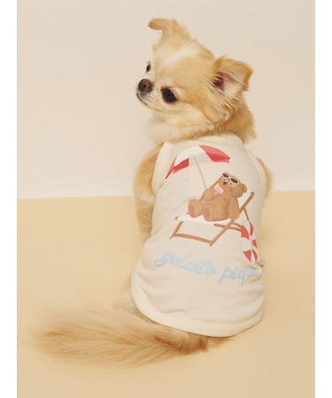 【CAT&DOG】【接触冷感】サマーベア柄プルオーバー