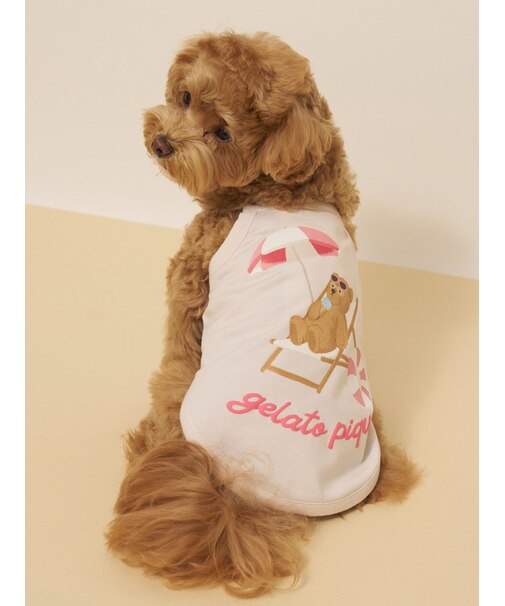 【CAT&DOG】【接触冷感】サマーベア柄プルオーバー