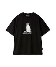 【JOEL ROBUCHON】【HOMME】【持続冷感】CATプリントTシャツ