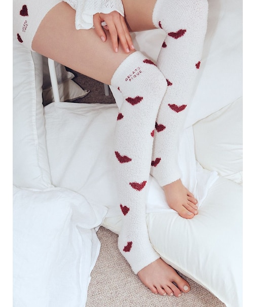【ONLINE限定】【Sleep】ハート柄着圧ソックス