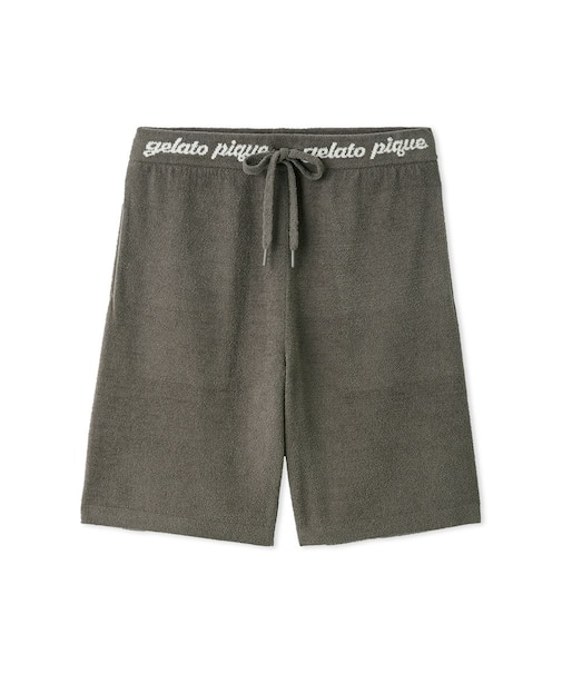 【HOMME】エアリーモコロゴジャガードハーフパンツ