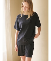 【JOEL ROBUCHON】【接触冷感】スムーズィーliteクールワンポイントロゴ刺繍ショートパンツ