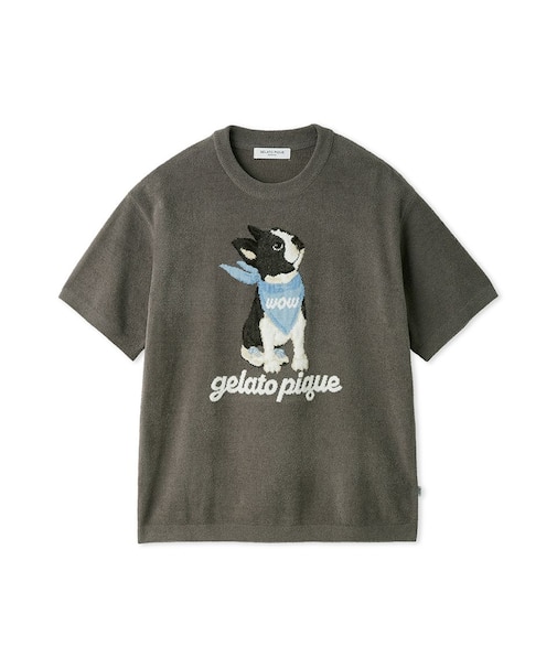 【HOMME】エアリーモコボストンテリアジャガードプルオーバー