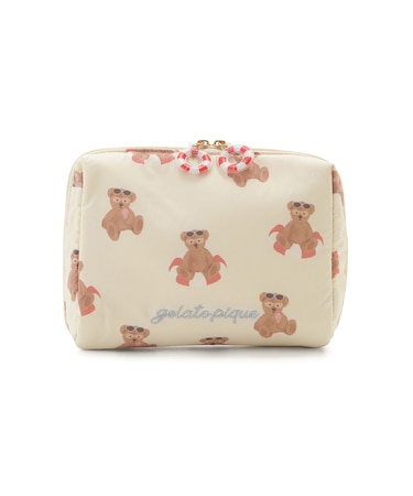 サマーベア総柄ポーチ