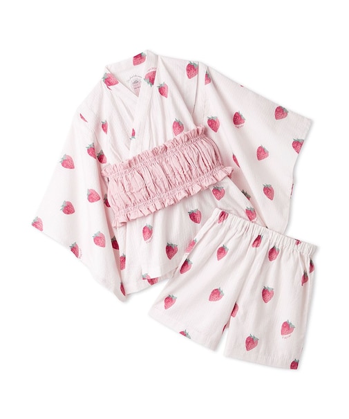 【KIDS】帯付き甚平