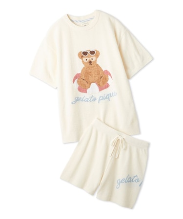 【ONLINE限定】サマーベアジャガードプルオーバー&ロゴジャガードショートパンツセット