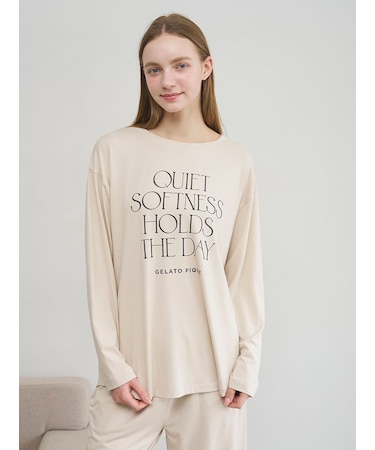 【接触冷感】レーヨンロゴロンT