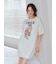 ファッションCATS&DOGSジャガードミニワンピース