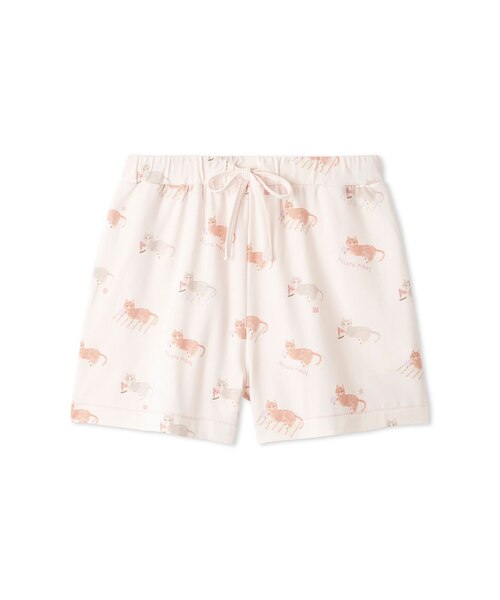 シーサイドキャット柄ショートパンツ｜ジェラートピケの通販｜&mall