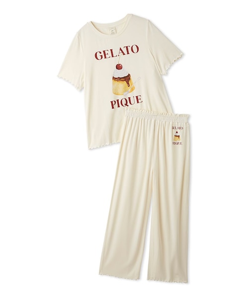 ONLINE限定】【接触冷感】プリンワンポイントTシャツ&ロングパンツ
