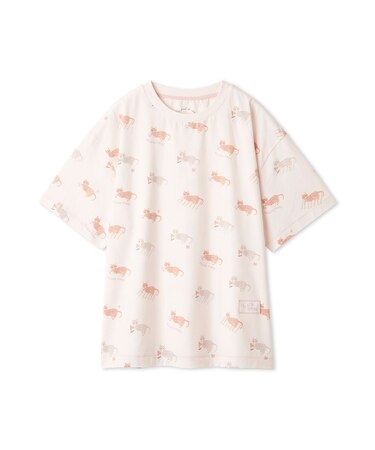 シーサイドキャット柄Tシャツ