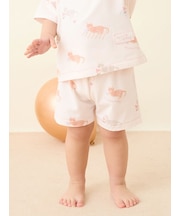 【BABY】シーサイドキャット柄ショートパンツ