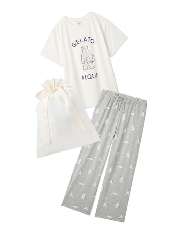 【ラッピング済み】【IFMC.】ワンポイントTシャツ&ロングパンツSET