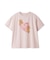 【接触冷感】BEAR　HEARTワンポイントTシャツ