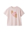 【接触冷感】BEAR　HEARTワンポイントTシャツ