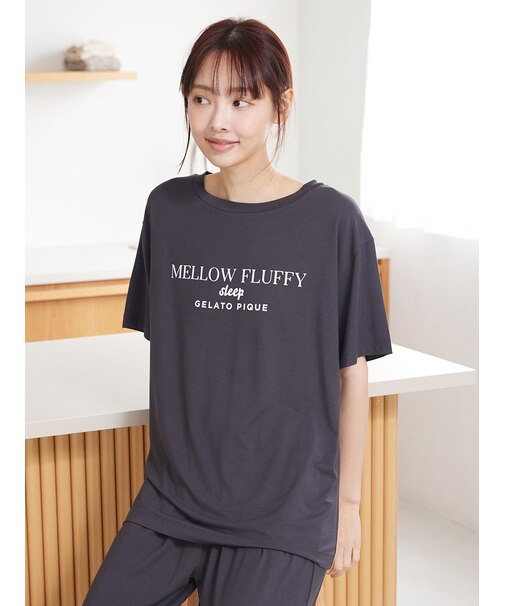 【接触冷感】COOLレーヨンロゴTシャツ