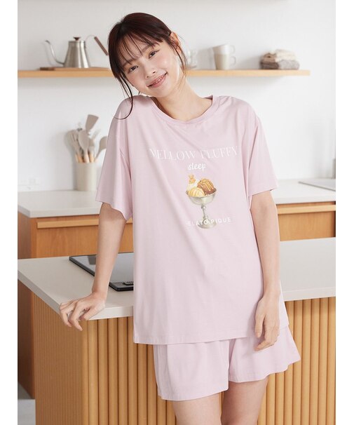 【接触冷感】COOLレーヨンデザートロゴTシャツ