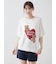 【接触冷感】スムーズィーBEAR　HEART ジャガードプルオーバー