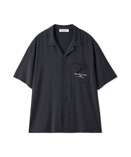 【HOMME】【接触冷感】COOLレーヨンロゴシャツ