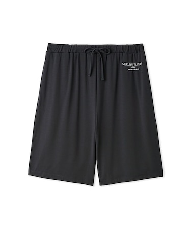 【HOMME】【接触冷感】COOLレーヨンロゴハーフパンツ