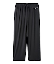 【HOMME】【接触冷感】COOLレーヨンロゴロングパンツ