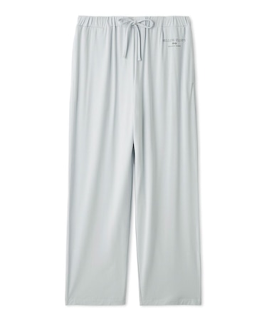 【HOMME】【接触冷感】COOLレーヨンロゴロングパンツ