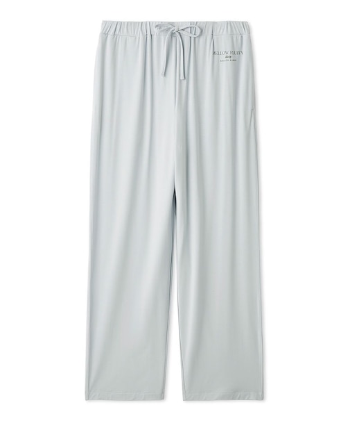 【HOMME】【接触冷感】COOLレーヨンロゴロングパンツ