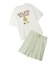 【ONLINE限定】【HOMME】【接触冷感】レーヨンジェラートベアプリントTシャツ&ハーフパンツセット