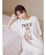 【ONLINE限定】ファッションCATS&DOGS ジャガードプルオーバー&細リブショートパンツセット