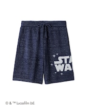 【STAR WARS】【メンズ】スムーズィーロゴジャガードハーフパンツ