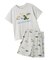 【JUNIOR】【接触冷感】スリーピングダイナソーTシャツ&柄ショートパンツセット