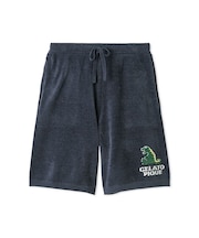 【HOMME】エアリーモコスリーピングダイナソージャガードハーフパンツ