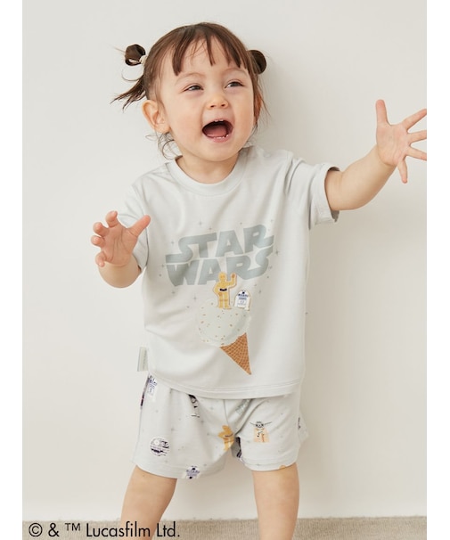 【STAR WARS】【ベビー】ワンポイントTシャツ