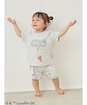 【STAR WARS】【ベビー】総柄ショートパンツ