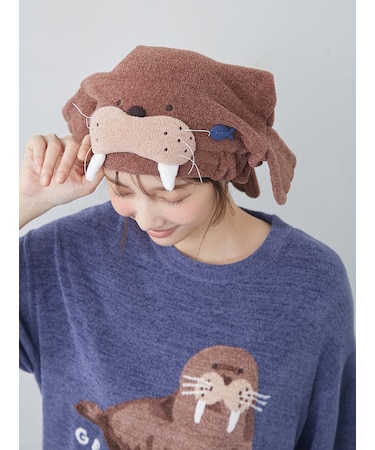 【Sleep】シーアニマル 吸水キャップ