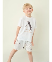【KIDS】【接触冷感】シーアニマル柄ショートパンツ