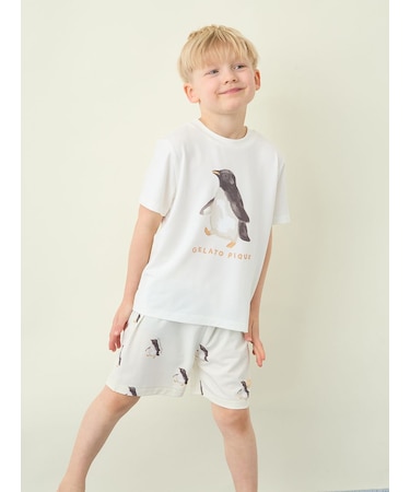 【KIDS】【接触冷感】シーアニマル柄ショートパンツ